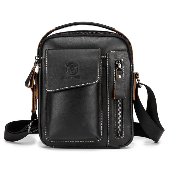 Bullcaptain Other - Bullcaptain Small Genuine Leather Shoulder Crossbody Bag